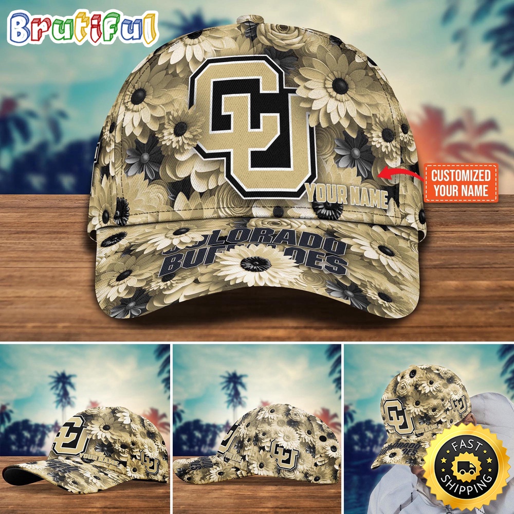 NCAA Colorado Buffaloes Baseball Cap Customized Cap Hot Trending nam48x.jpg