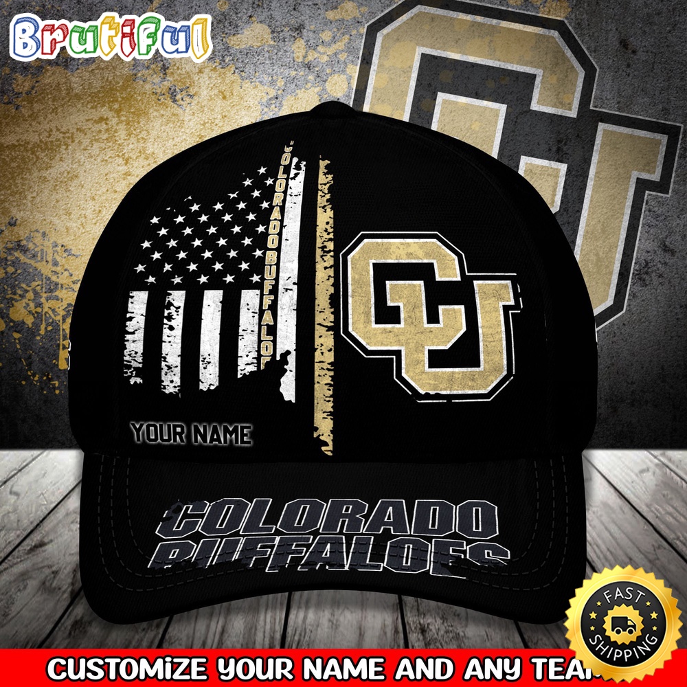NCAA Colorado Buffaloes Baseball Cap Your Name Custom Baseball Cap zqlkyg.jpg