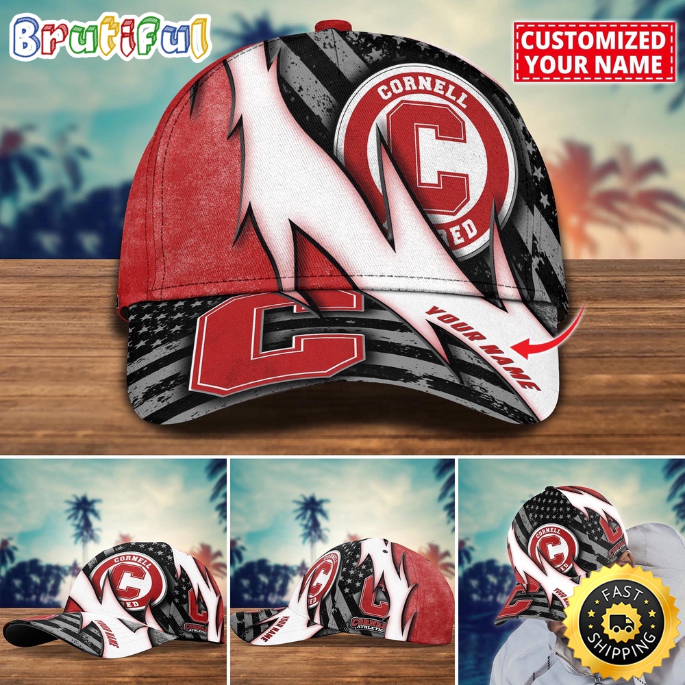 NCAA Cornell Big Red Baseball Cap Custom Cap For Sport Fans dllxkt.jpg