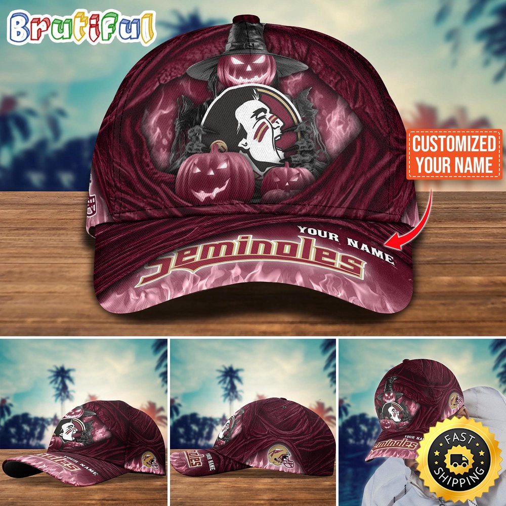 NCAA Florida State Seminoles Baseball Cap Halloween Custom Cap For Fans mqmyvg.jpg