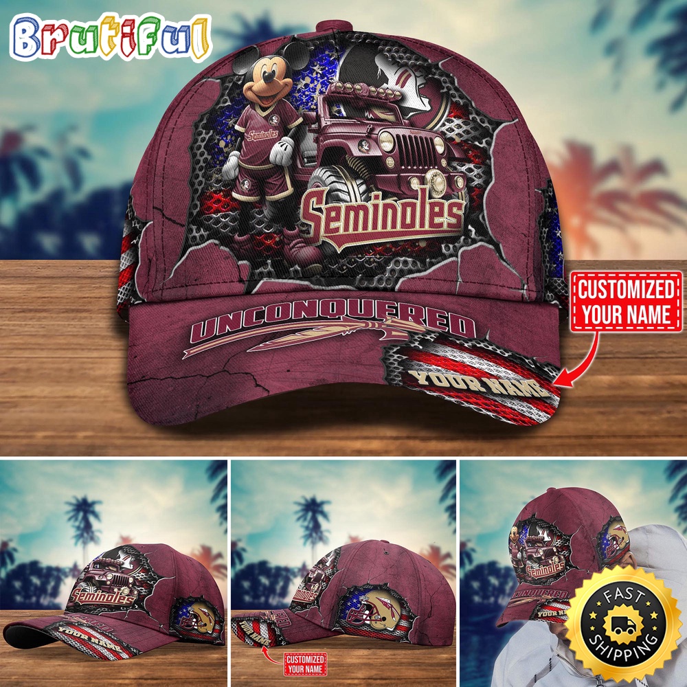 NCAA Florida State Seminoles Baseball Cap Trending Customize Cap iwgczc.jpg