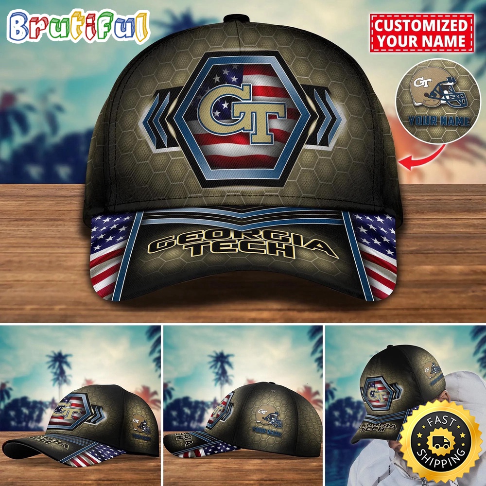 NCAA Georgia Tech Yellow Jackets Baseball Cap Best Trending Custom Name Cap odswin.jpg