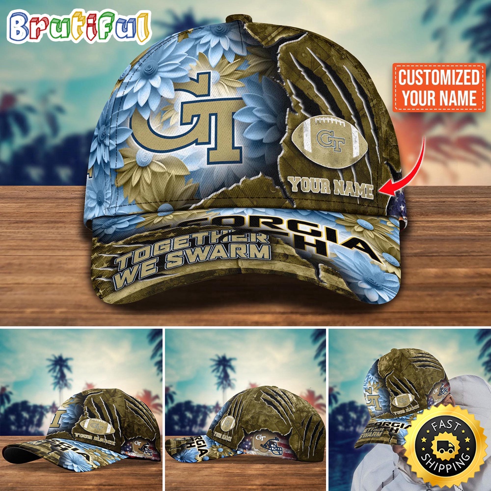 NCAA Georgia Tech Yellow Jackets Baseball Cap Custom Hat For Fans New Arrivals z1jiti.jpg
