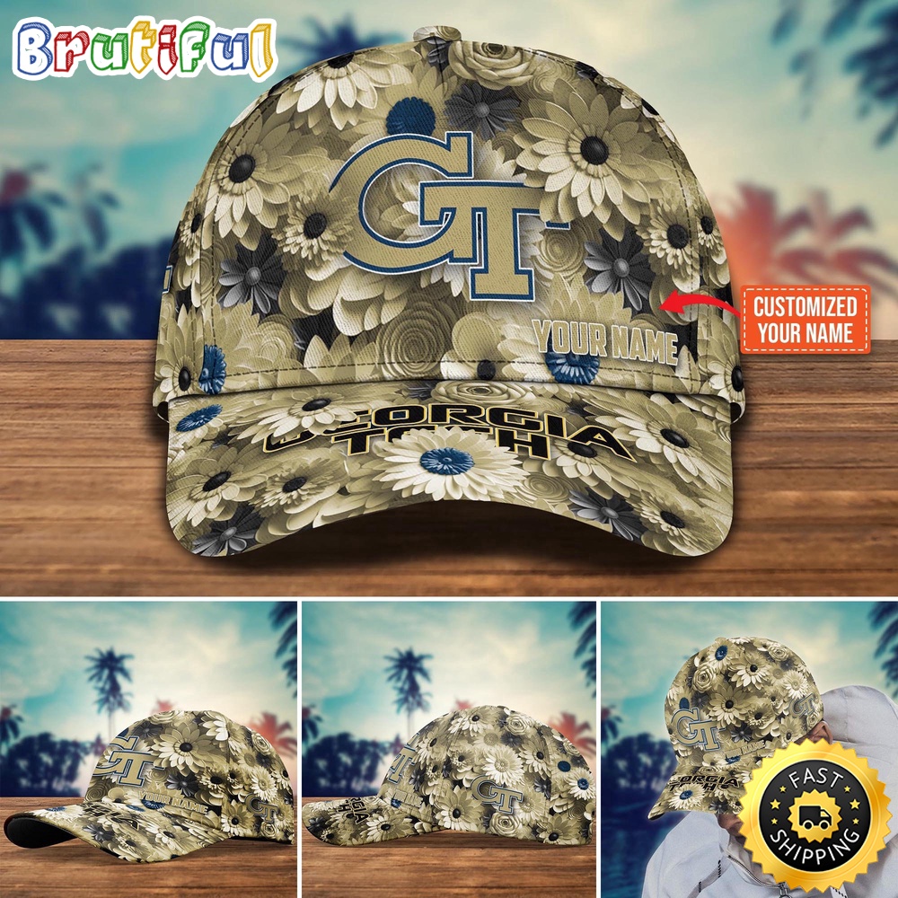 NCAA Georgia Tech Yellow Jackets Baseball Cap Customized Cap Hot Trending igrxae.jpg