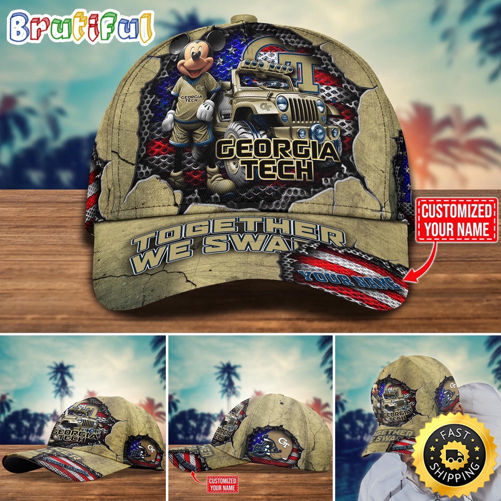 NCAA Georgia Tech Yellow Jackets Baseball Cap Trending Customize Cap u8hfrg.jpg