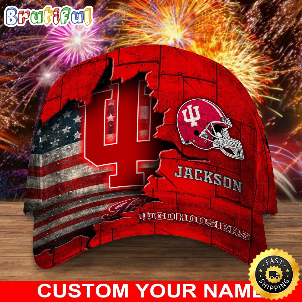NCAA Indiana Hoosiers Baseball Cap Custom Cap Go Sports Teams q3fows.jpg