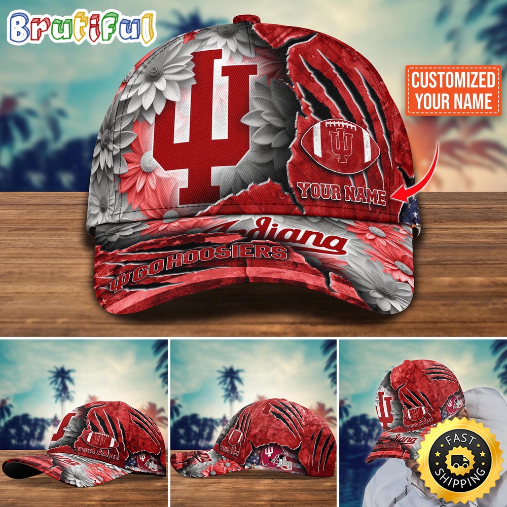 NCAA Indiana Hoosiers Baseball Cap Custom Hat For Fans New Arrivals xwlu3y.jpg