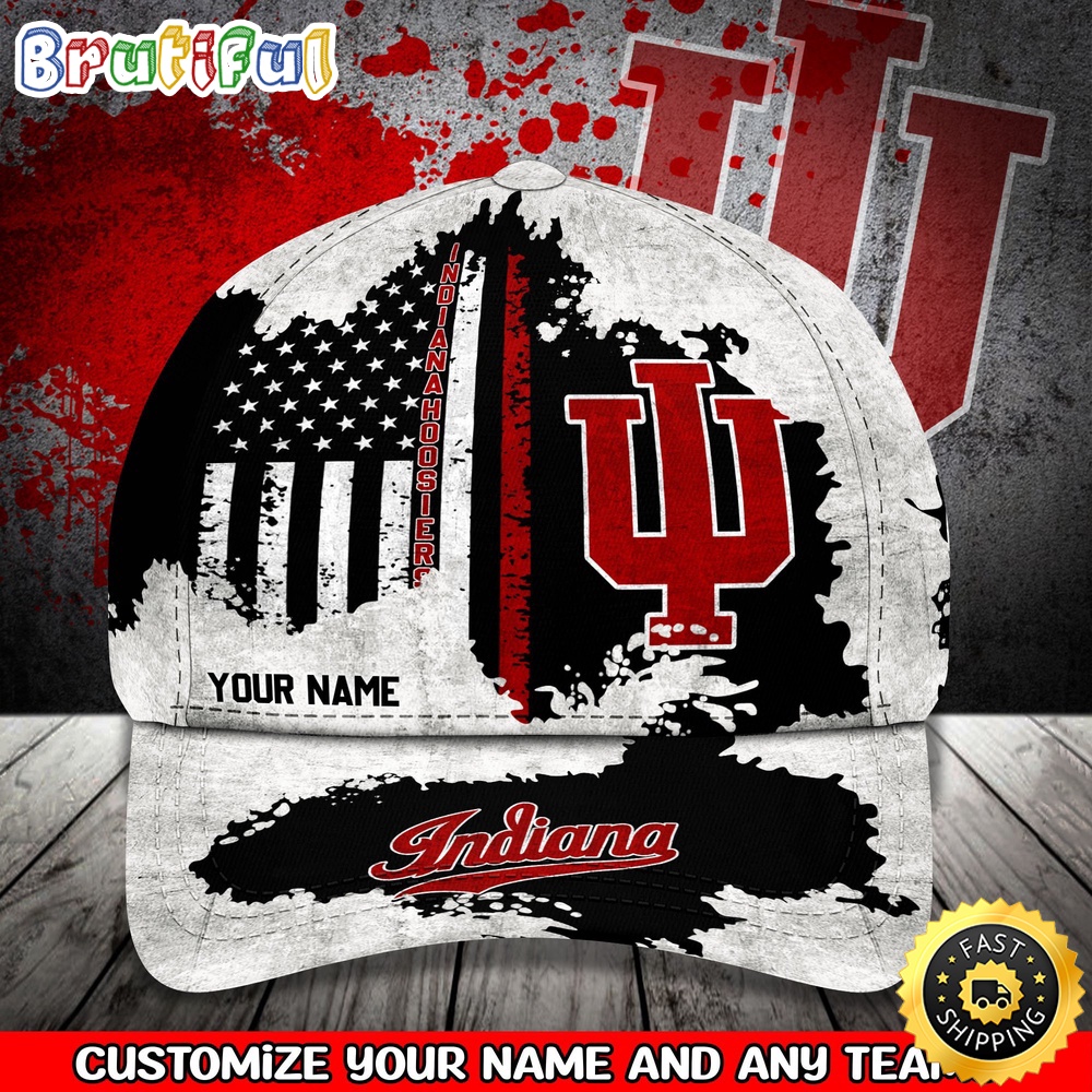 NCAA Indiana Hoosiers Baseball Cap Your Name Custom Baseball Cap rmtkbz.jpg