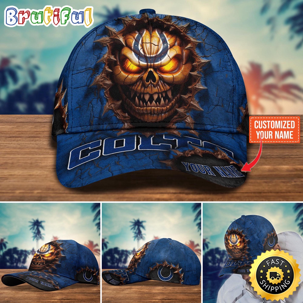 NCAA Indianapolis Colts Baseball Cap Halloween Custom Cap For This Season bzzbiq.jpg