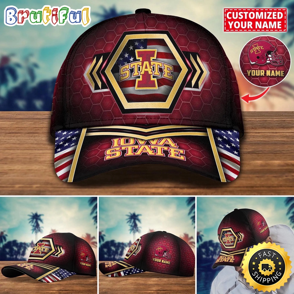 NCAA Iowa State Cyclones Baseball Cap Best Trending Custom Name Cap NCAA Iowa State Cyclones Baseball Cap Best Trending Custom Name Cap