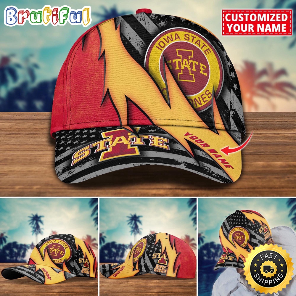 NCAA Iowa State Cyclones Baseball Cap Custom Cap For Sport Fans ppyvqd.jpg