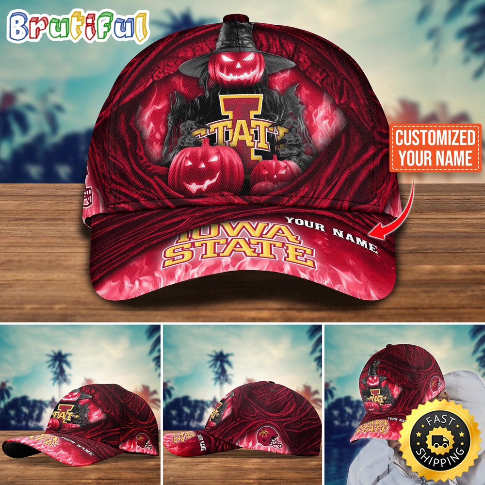 NCAA Iowa State Cyclones Baseball Cap Halloween Custom Cap For Fans banplm.jpg