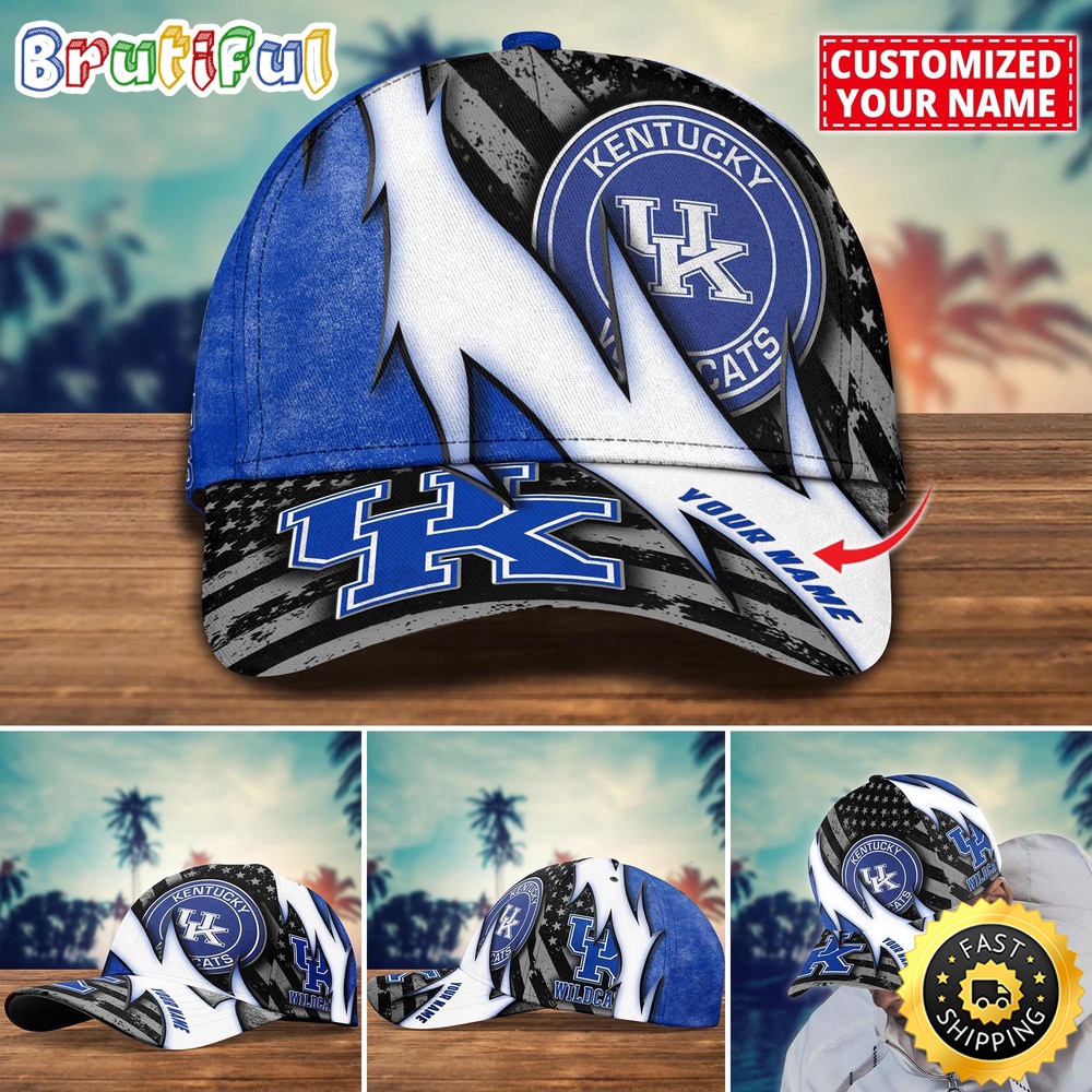 NCAA Kentucky Wildcats Baseball Cap Custom Cap For Sport Fans womoin.jpg