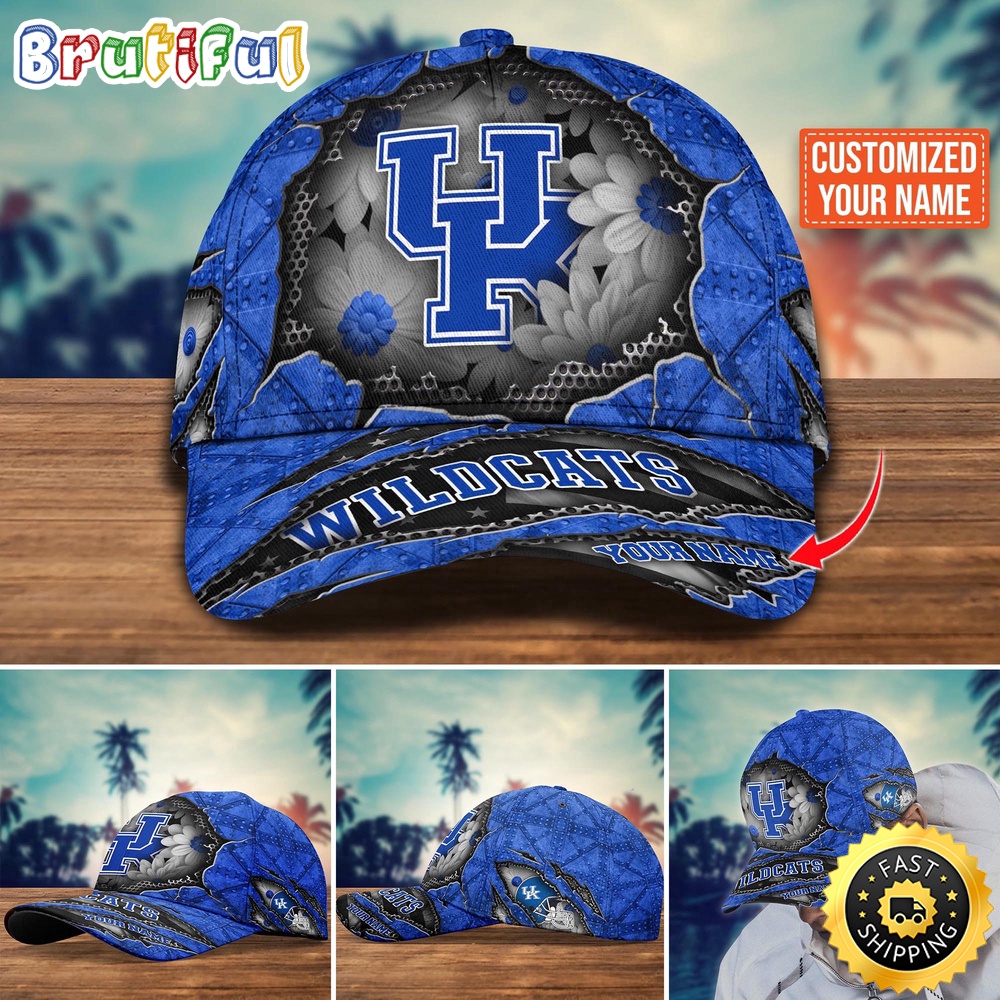 NCAA Kentucky Wildcats Baseball Cap Custom Cap Trending w83o8a.jpg