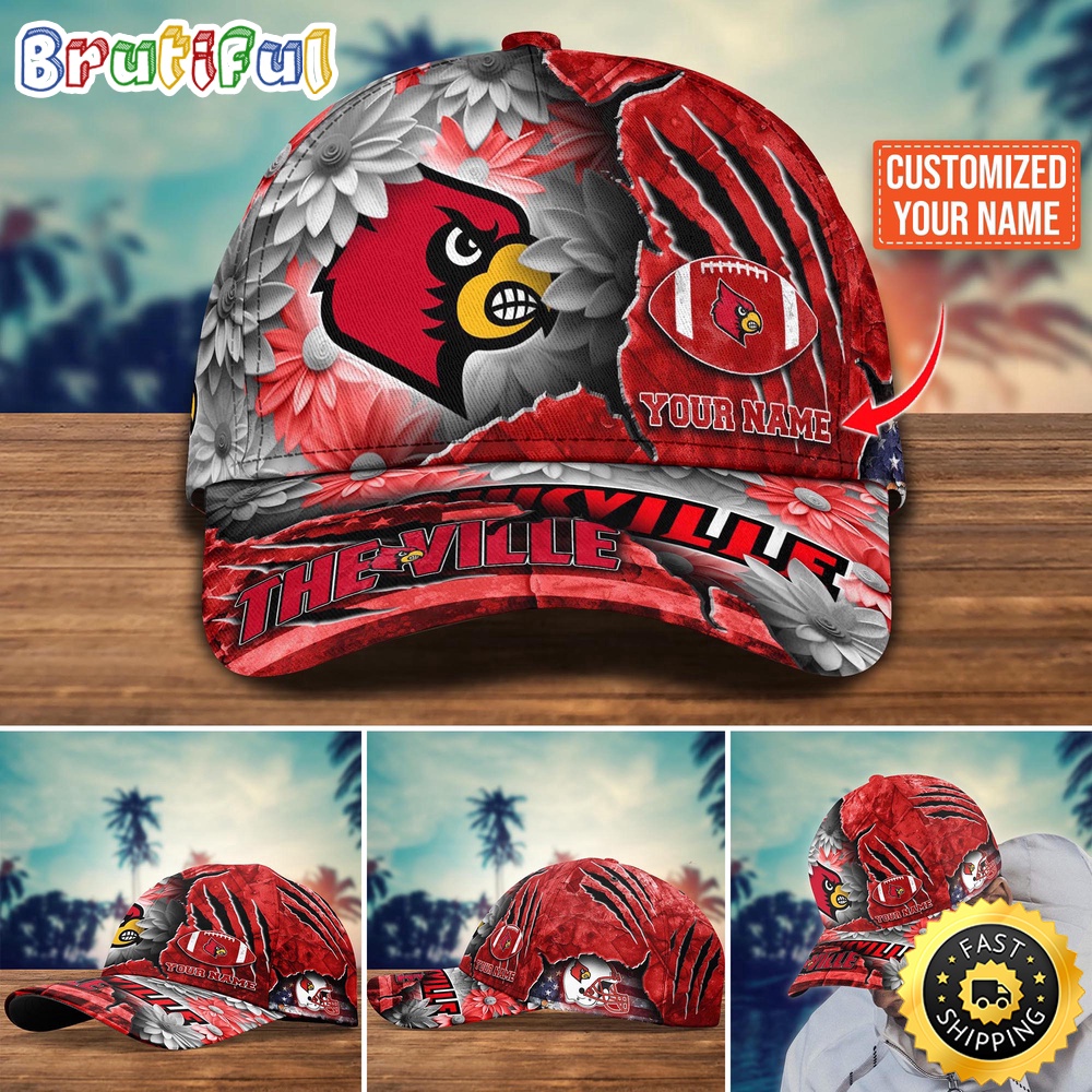 NCAA Louisville Cardinals Baseball Cap Custom Hat For Fans New Arrivals cooj4l.jpg