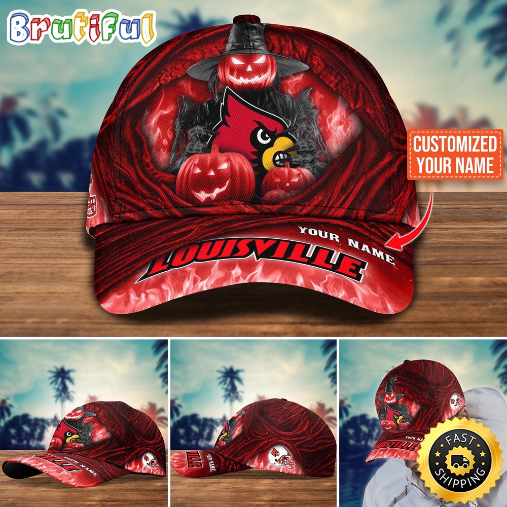 NCAA Louisville Cardinals Baseball Cap Halloween Custom Cap For Fans l2loif.jpg