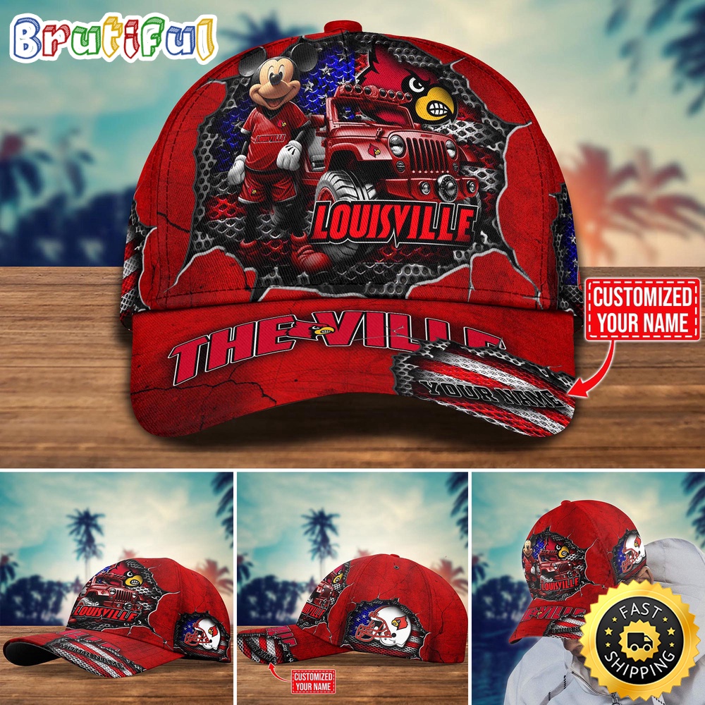 NCAA Louisville Cardinals Baseball Cap Trending Customize Cap em4zdz.jpg