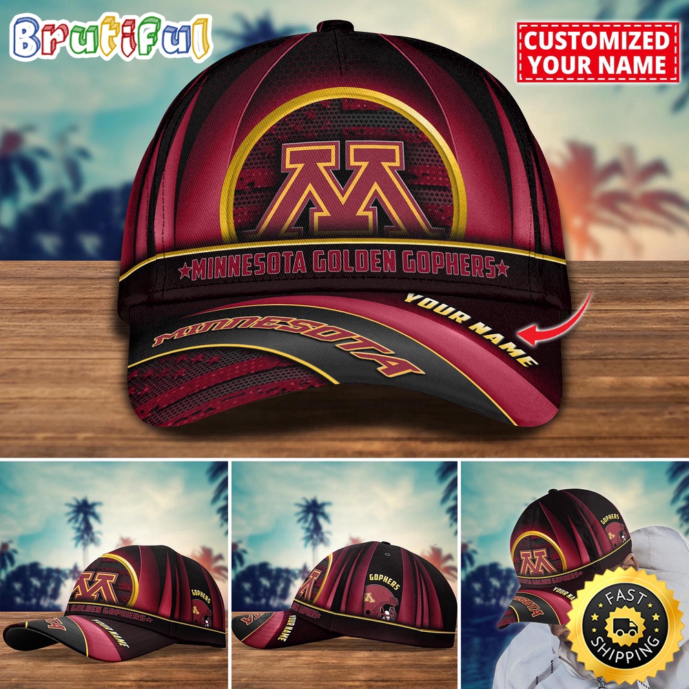NCAA Minnesota Golden Gophers Baseball Cap Custom Cap For Football Fans oe5ydy.jpg