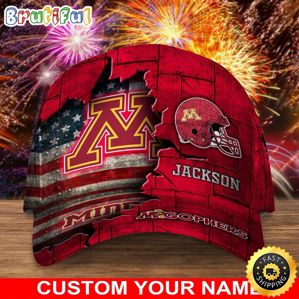 NCAA Minnesota Golden Gophers Baseball Cap Custom Cap Go Sports Teams zoh7de.jpg