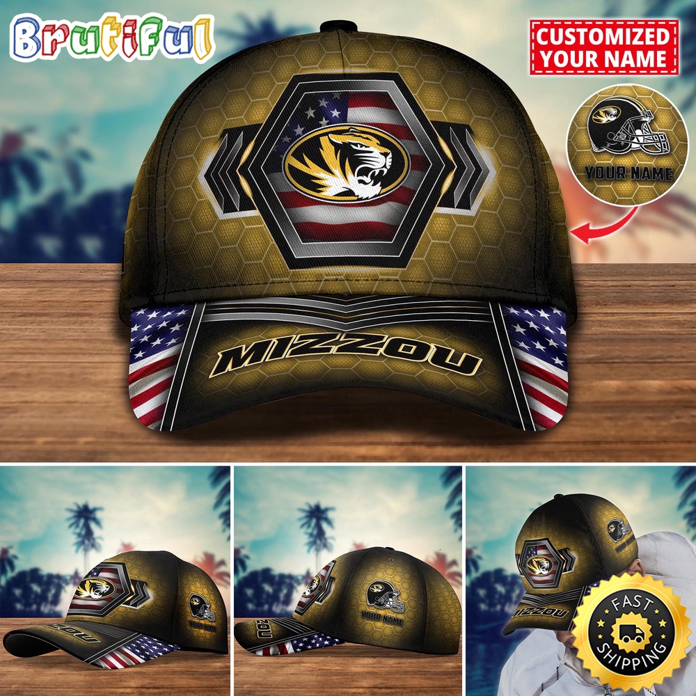 NCAA Missouri Tigers Baseball Cap Best Trending Custom Name Cap krsnfk.jpg