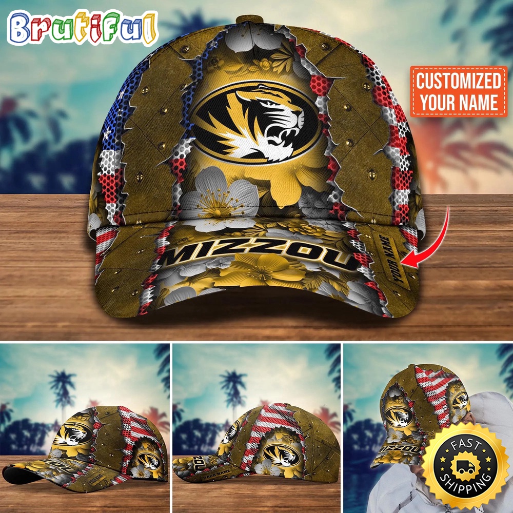 NCAA Missouri Tigers Baseball Cap Custom Cap For Fans bv7wsz.jpg