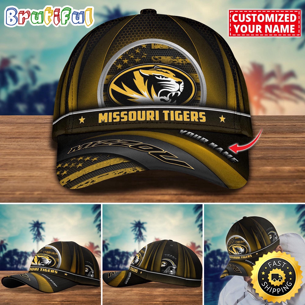 NCAA Missouri Tigers Baseball Cap Custom Cap For Football Fans p1xlqm.jpg