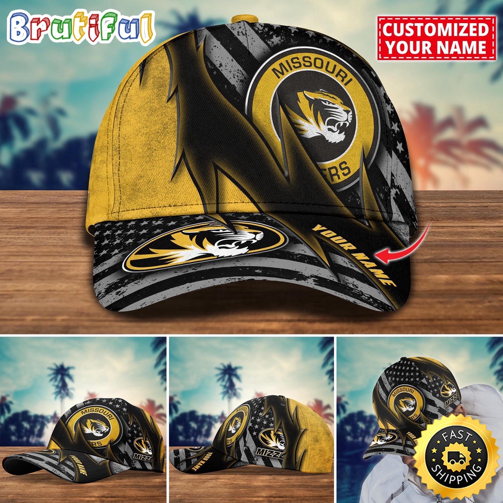 NCAA Missouri Tigers Baseball Cap Custom Cap For Sport Fans m3wphs.jpg
