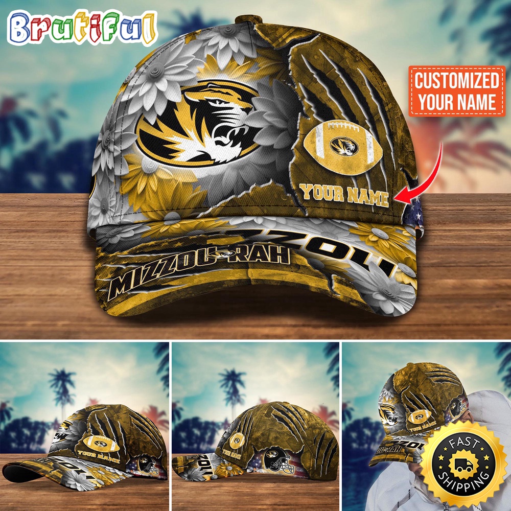 NCAA Missouri Tigers Baseball Cap Custom Hat For Fans New Arrivals rzkobo.jpg