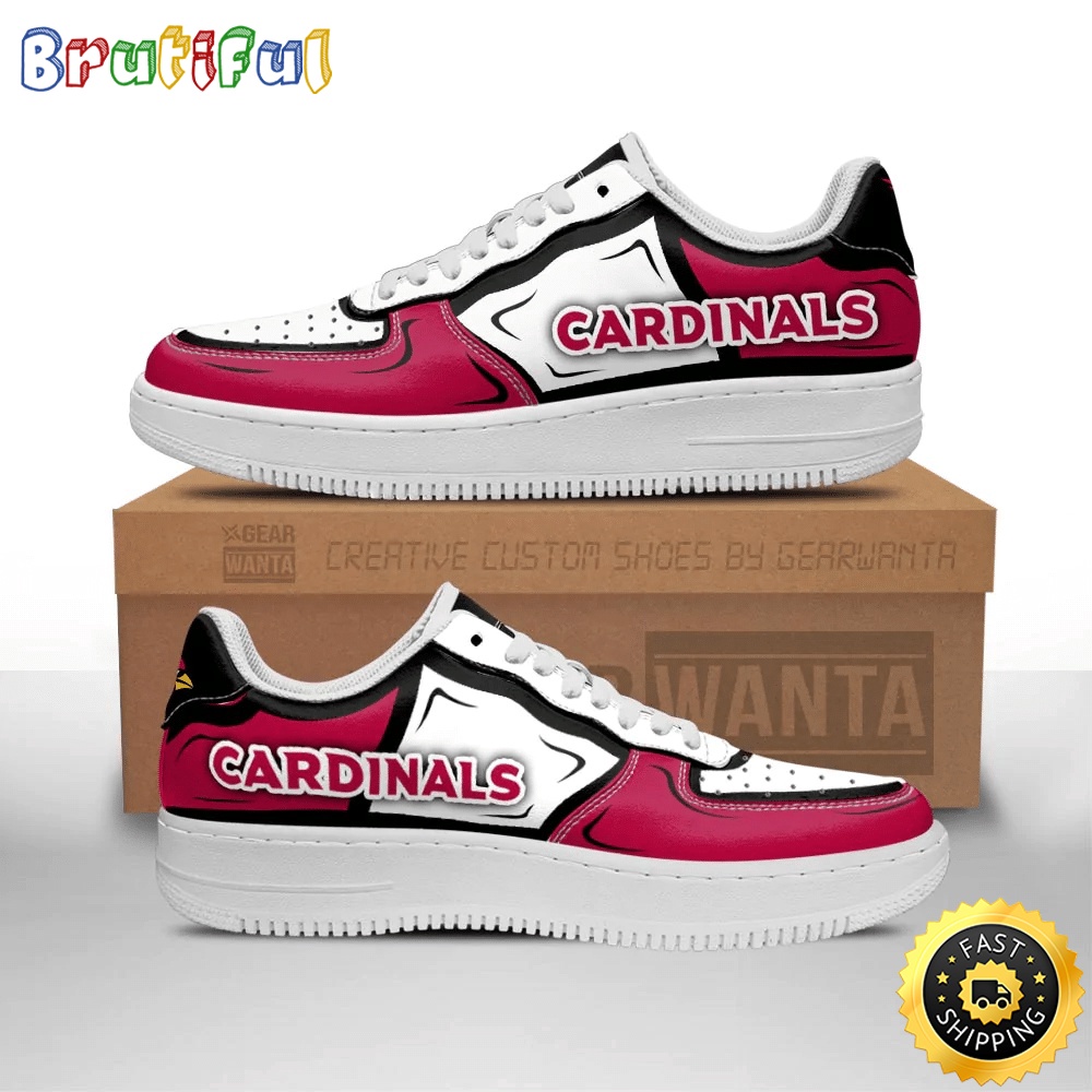 NFL Arizona Cardinals Air Force 1 Shoes Football Sports Sneaker Shoes 1