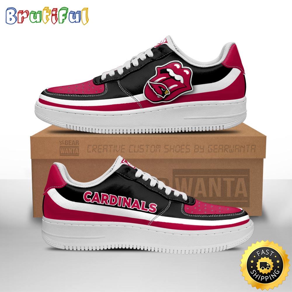 NFL Arizona Cardinals Air Force 1 Shoes Sexy Lips For Fans 1