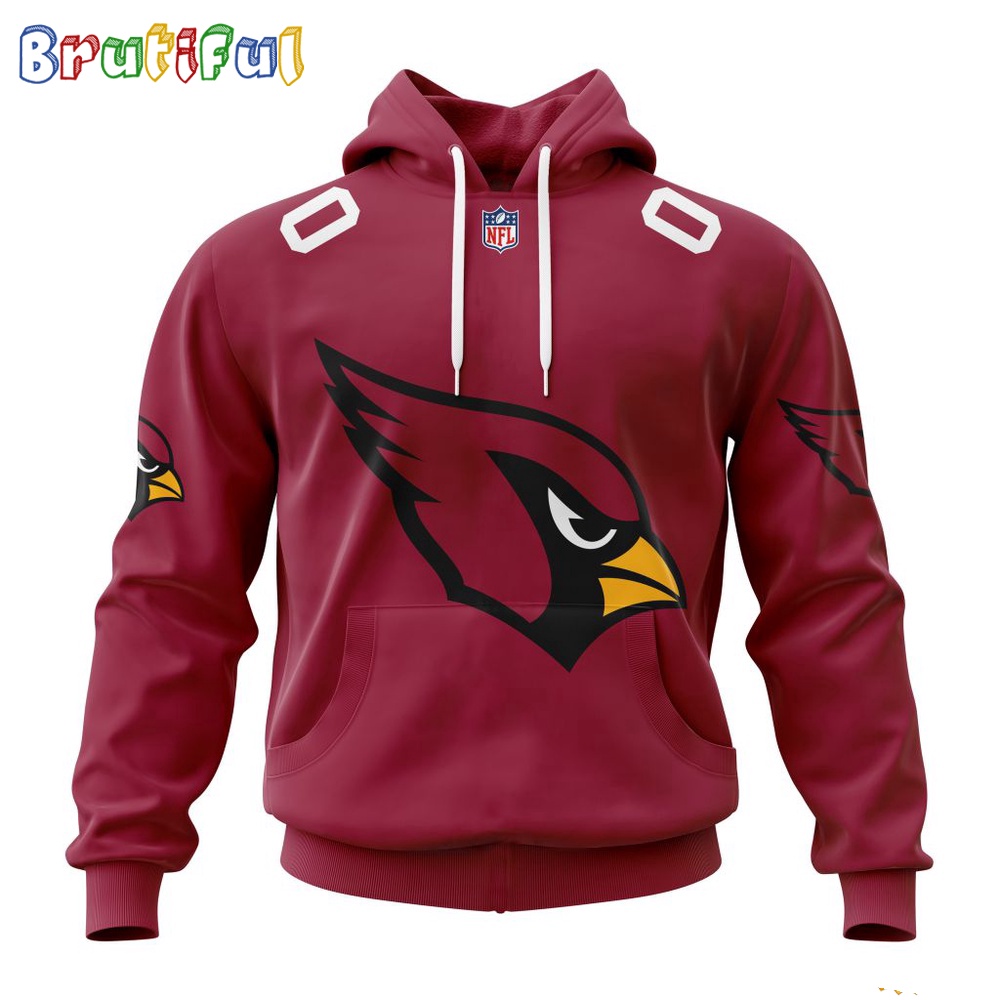 NFL Arizona Cardinals Hoodie 2024 Personalized Name And Number Unisex Hoodie 1