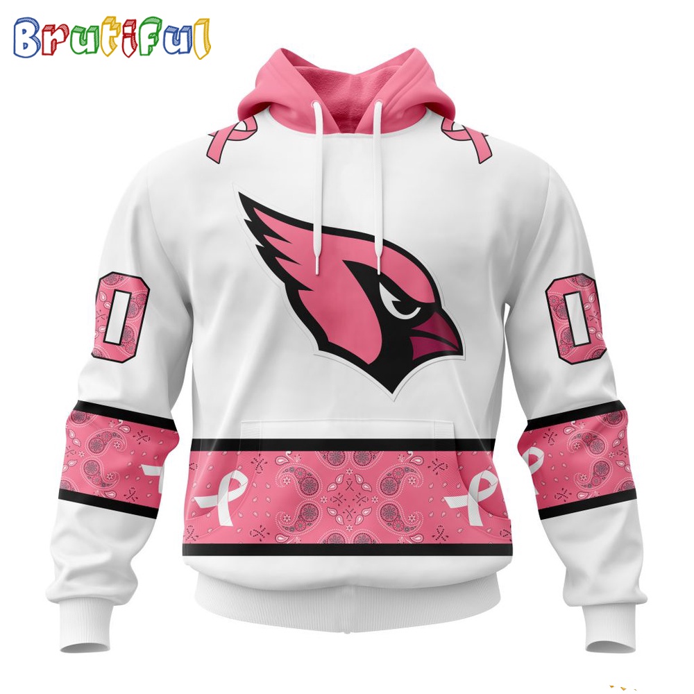 NFL Arizona Cardinals Hoodie Special Pink Design Fight Breast Cancer 1
