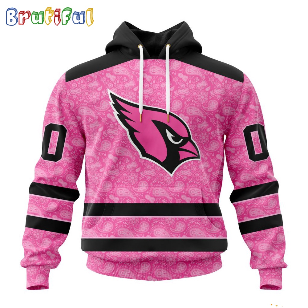 NFL Arizona Cardinals Hoodie Special Pink Hoodie Design Fight Breast Cancer 1