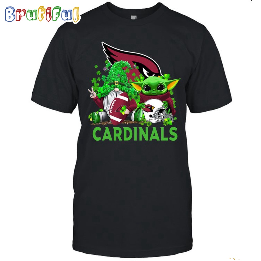 NFL Arizona Cardinals St Patricks Day T Shirt Special Gomes Baby Yoda St Patricks Day Shirt 1