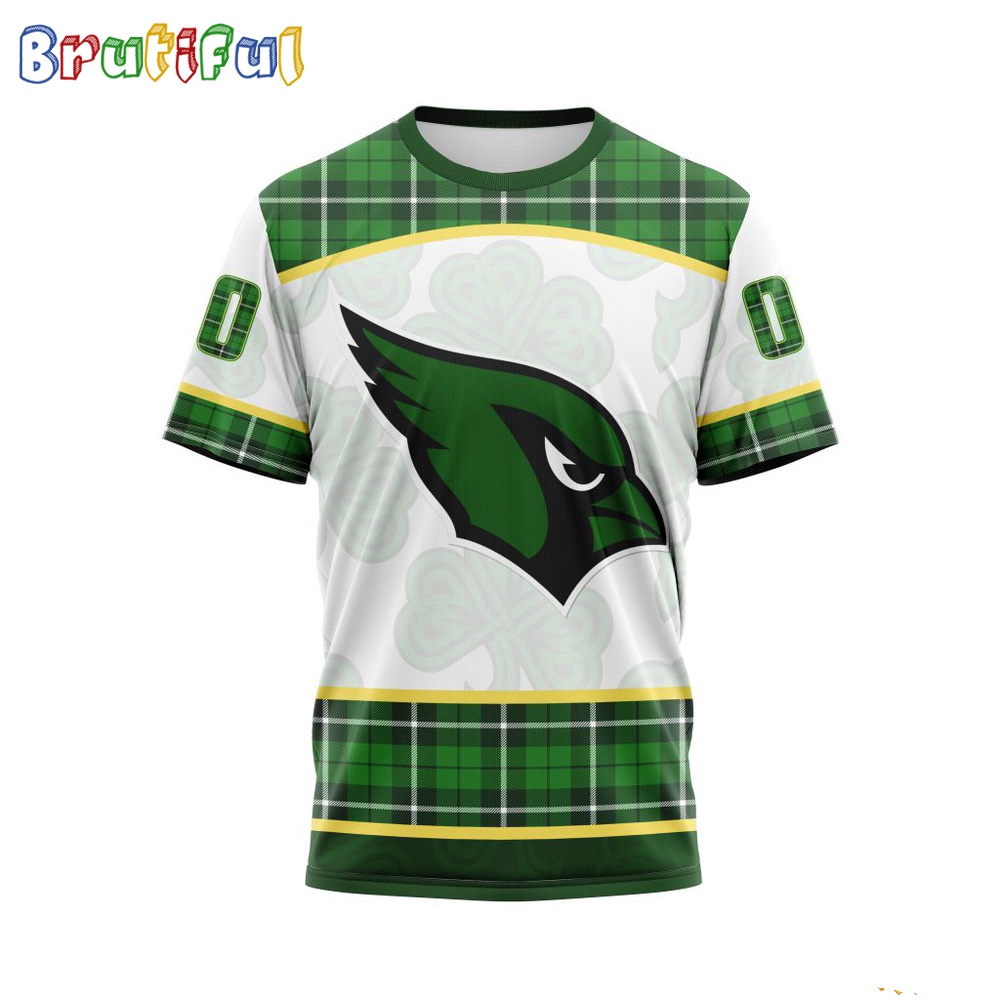 NFL Arizona Cardinals T Shirt Special Design For St Patrick Day 1