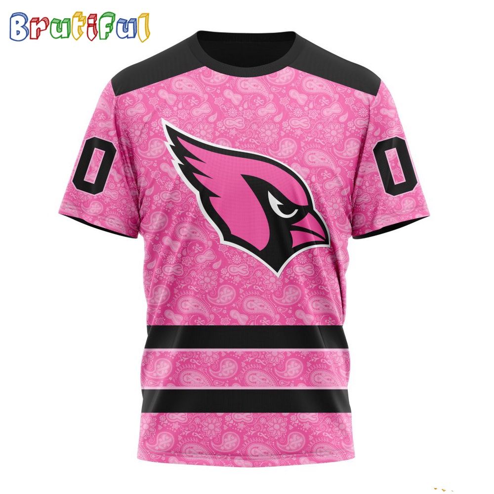 NFL Arizona Cardinals T Shirt Special Pink T Shirt Design Fight Breast Cancer 1