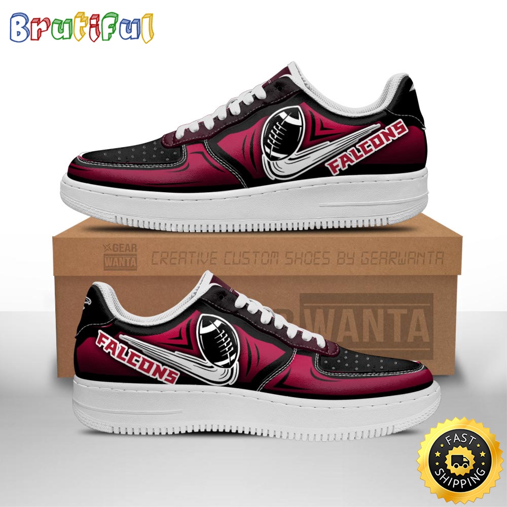 NFL Atlanta Falcons Air Force 1 Shoes Football Sneaker Shoes 1