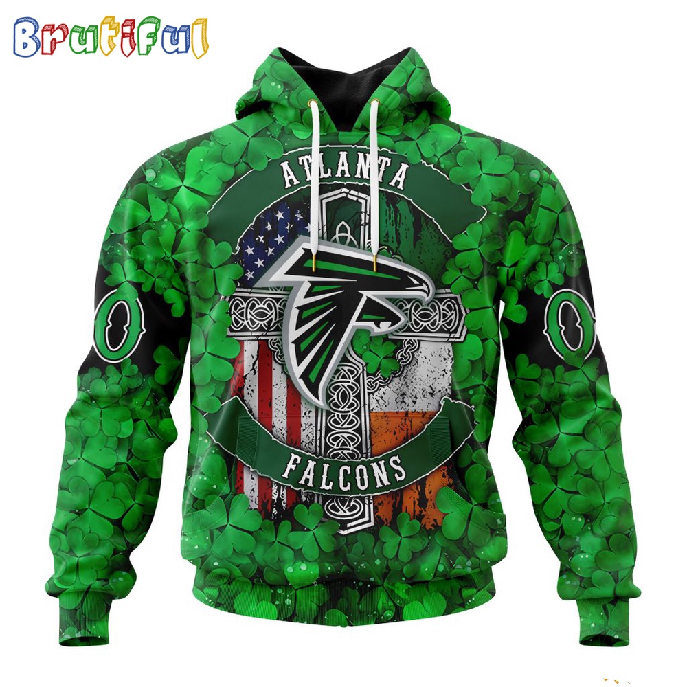 NFL Atlanta Falcons Hoodie Special Design Hoodie St Patrick Day 1