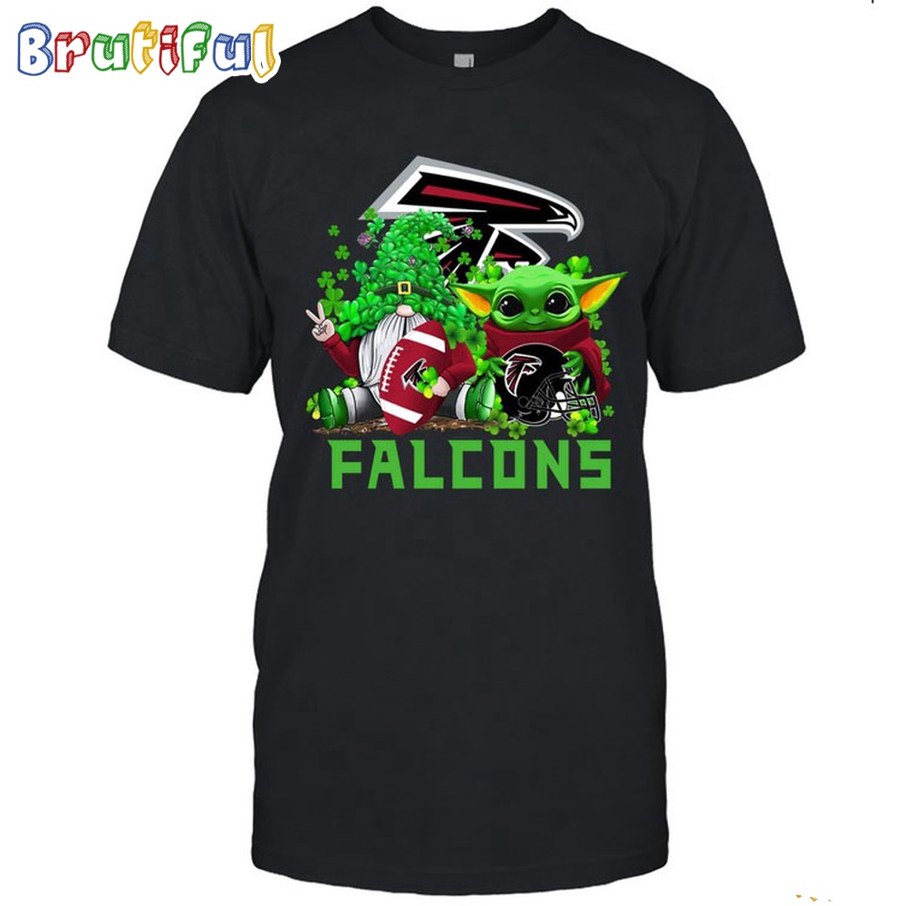 NFL Atlanta Falcons St Patricks Day T Shirt Special Gomes Baby Yoda St Patricks Day Shirt 1