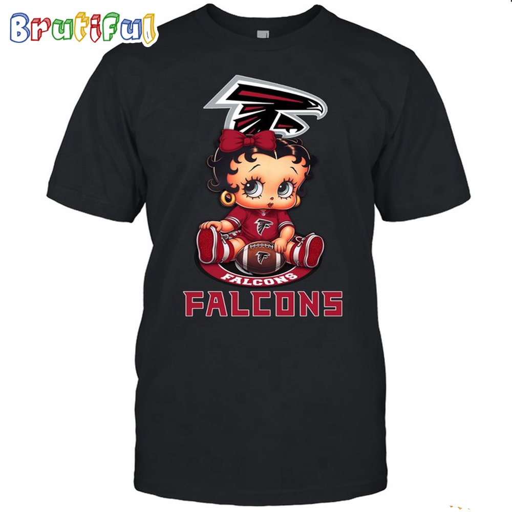 NFL Atlanta Falcons T Shirt Betty Boop Football Tshirt