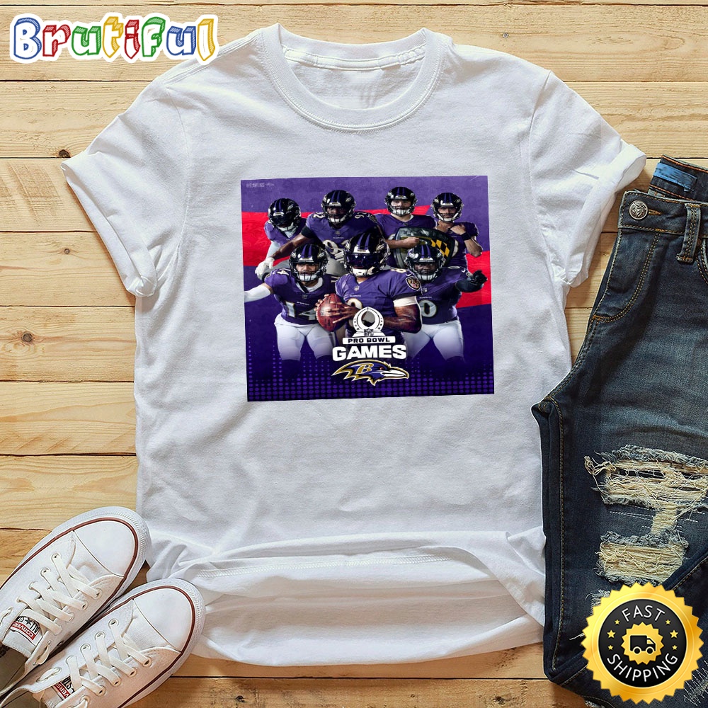 NFL Baltimore Ravens Pro Bowl 2024 T Shirt