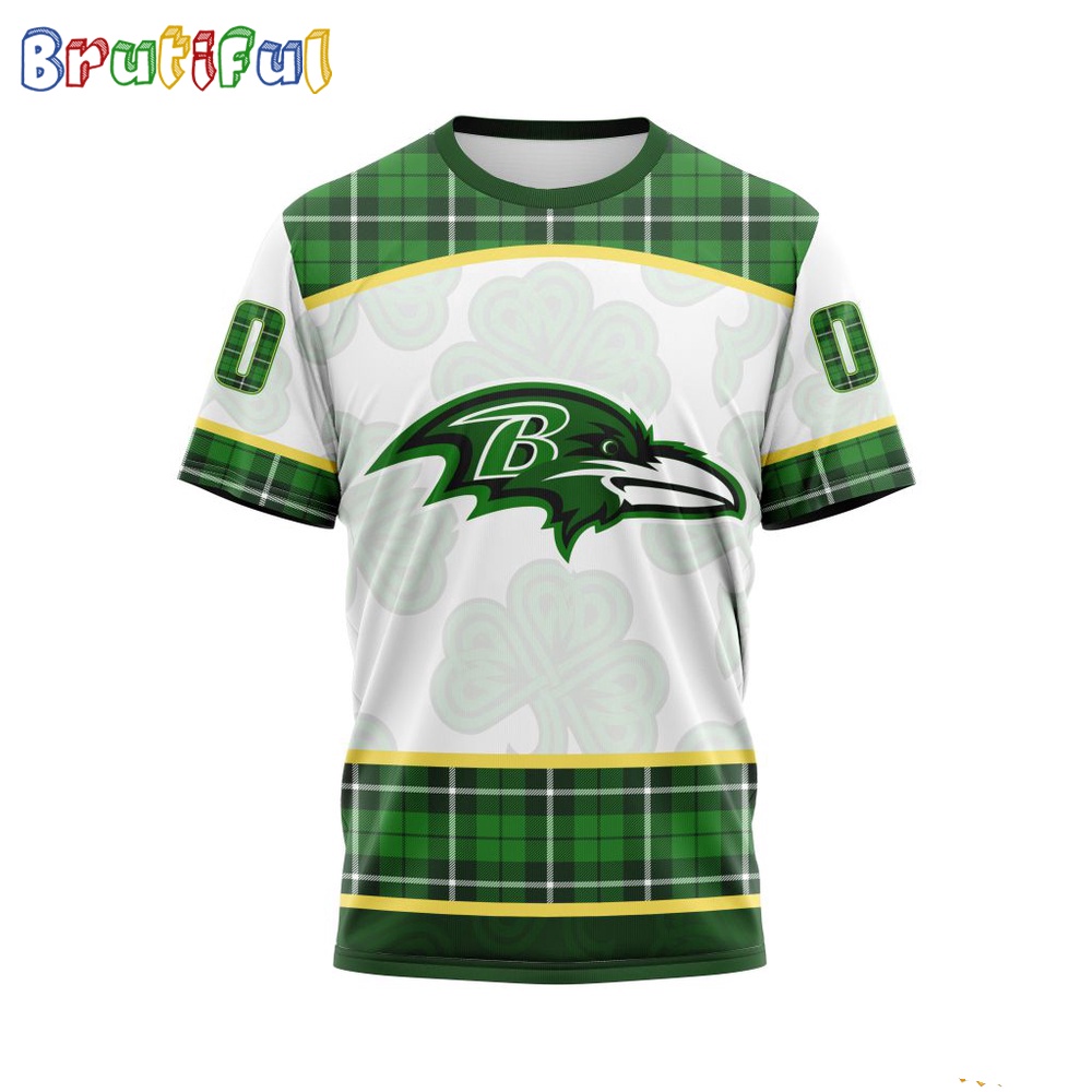 NFL Baltimore Ravens T Shirt Special Design For St Patrick Day 1