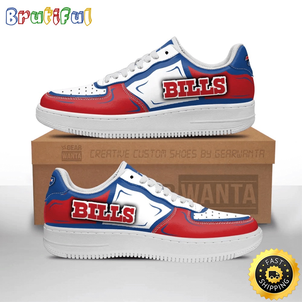 NFL Buffalo Bills Air Force 1 Shoes Football Sports Sneaker Shoes 1