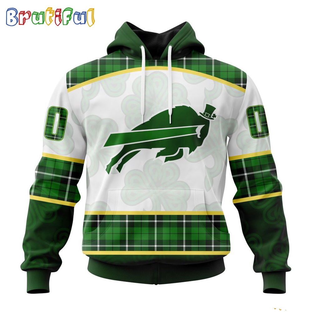 NFL Buffalo Bills Hoodie Special Design 3D Hoodie St Patrick Day 1