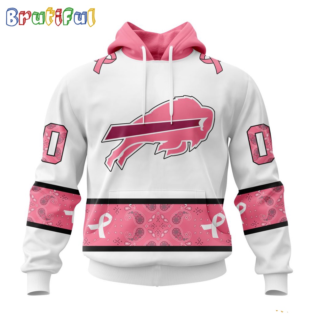 NFL Buffalo Bills Hoodie Special Pink Design Fight Breast Cancer 1
