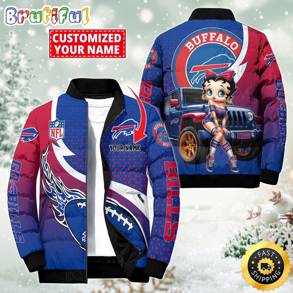 NFL Buffalo Bills Puffer Jacket Betty Boop Custom Jacket 1