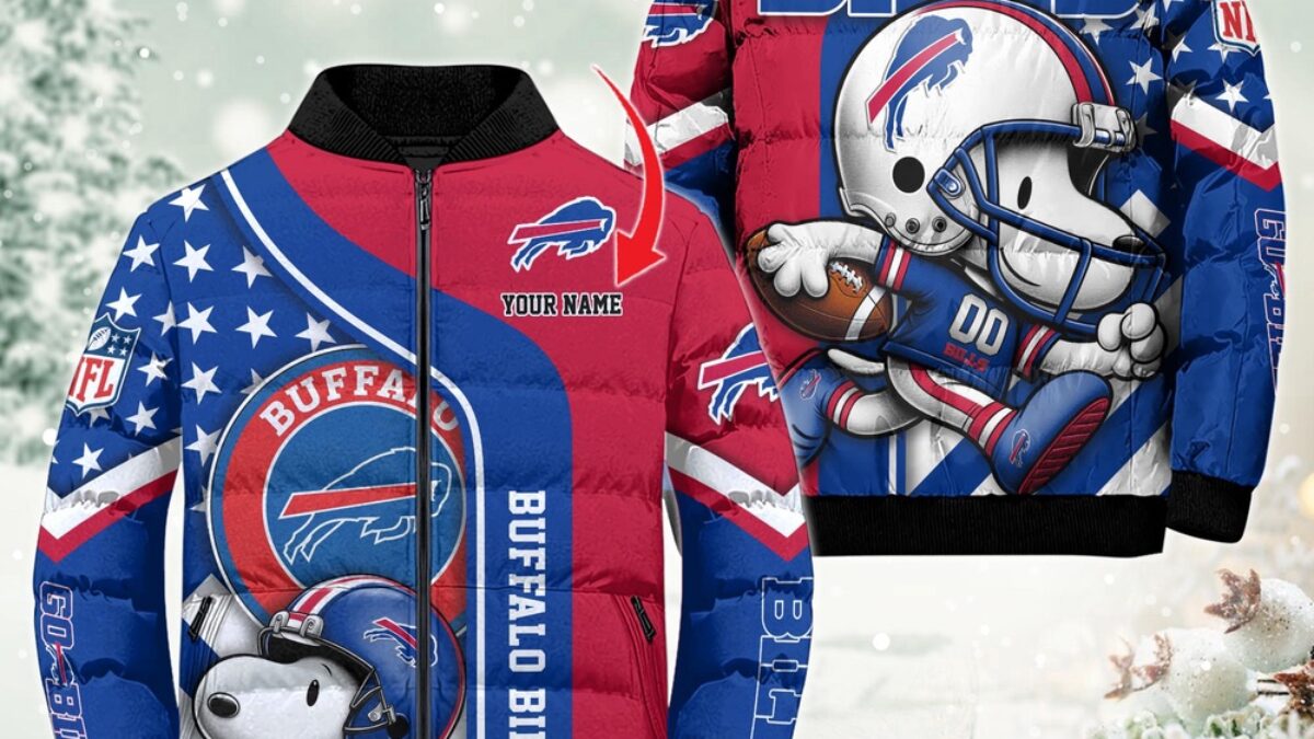 NFL Buffalo Bills Puffer Jacket Snooby Customized Jacket