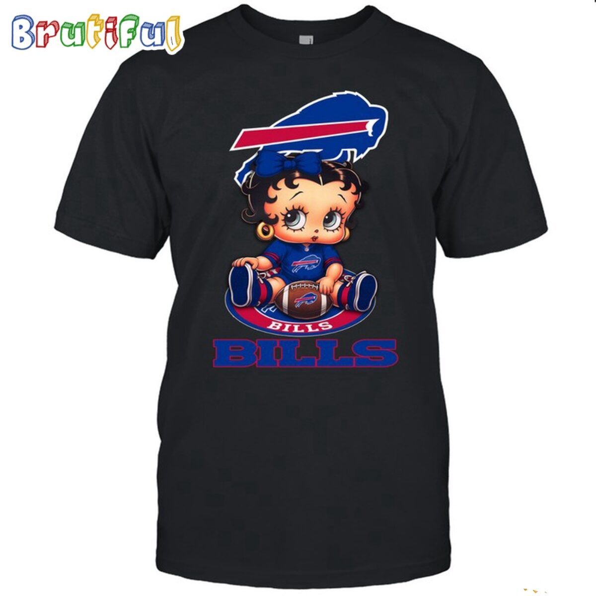 NFL Buffalo Bills T-Shirt Betty Boop Football Tshirt