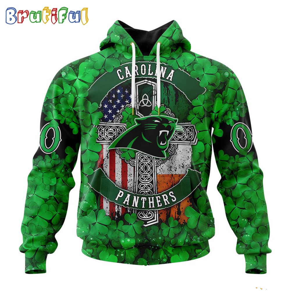 NFL Carolina Panthers Hoodie Special Design Hoodie St Patrick Day 1