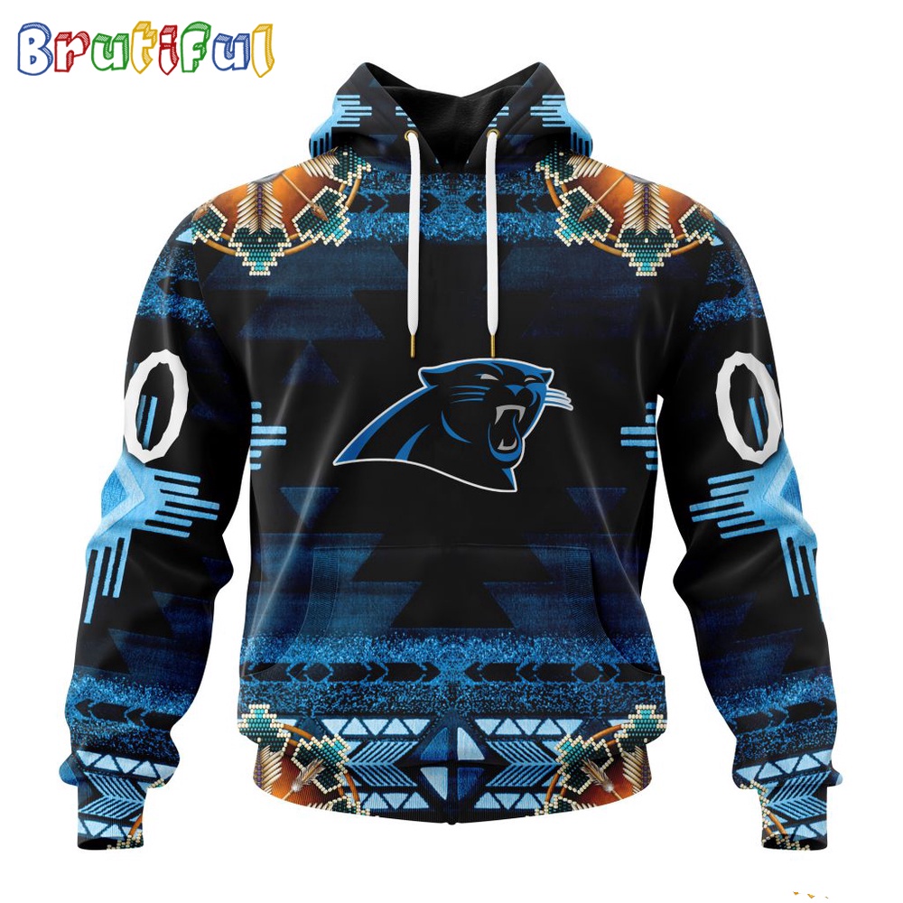 NFL Carolina Panthers Hoodie Special Native Costume Design Hoodie 1